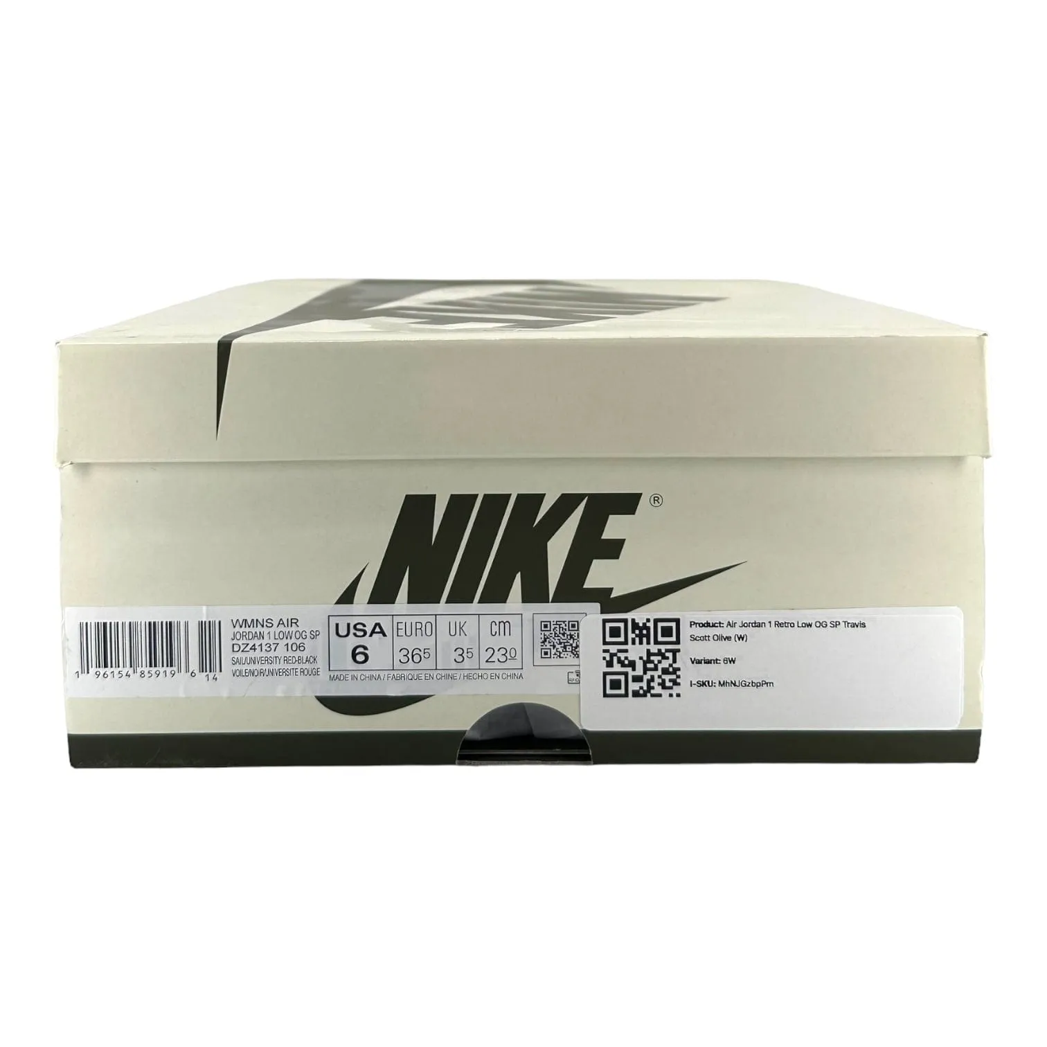 Air Jordan 1 Retro Low OG SP Travis Scott Olive (W)