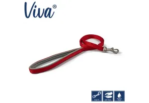 Ancol - Viva Nylon Padded Snap Lead - Red - 100cm x 25mm (Max 75kg)