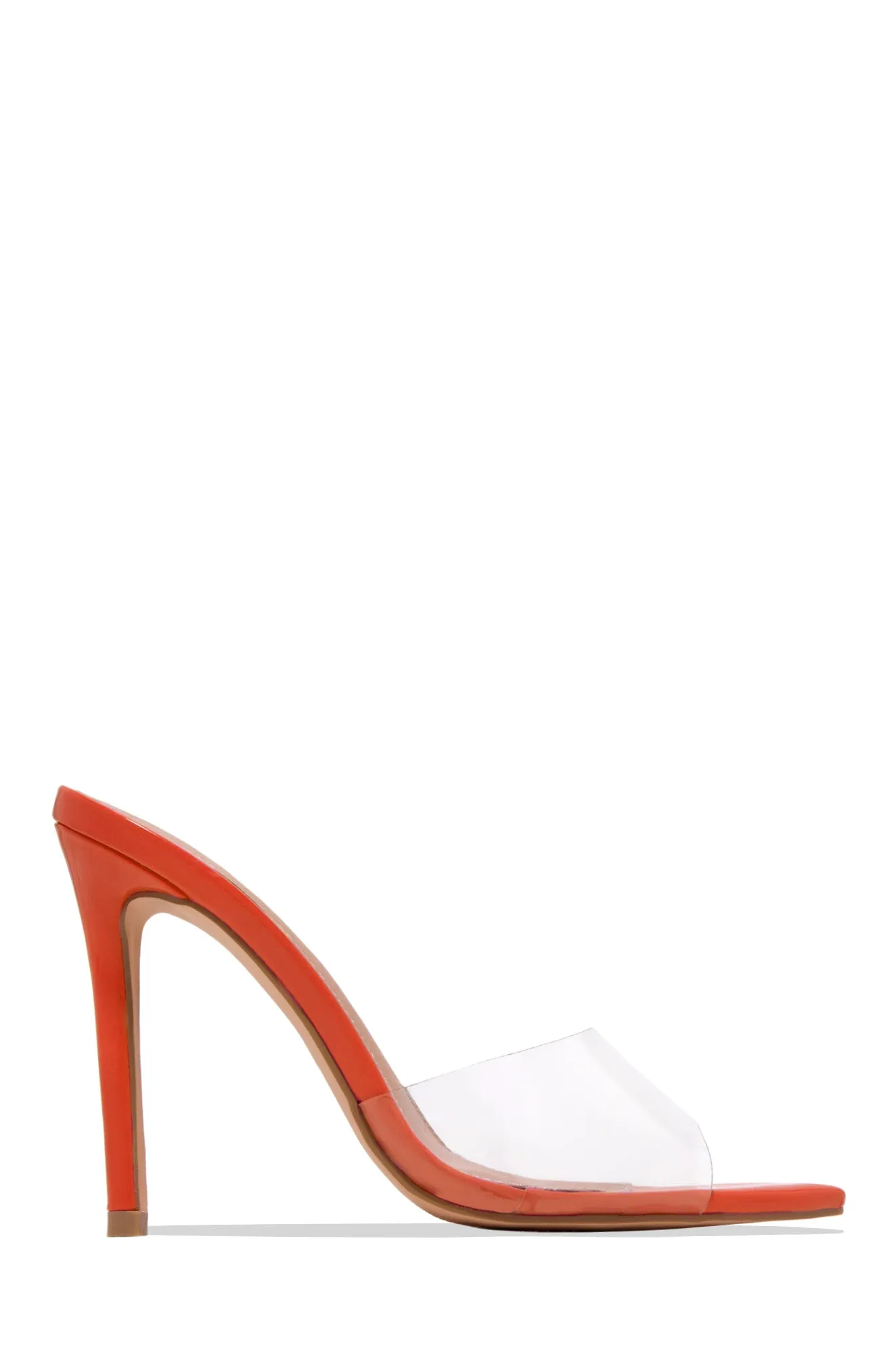 Beauty Blogger Clear Strap Heel Mules - Black