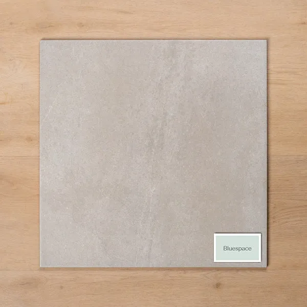 Burleigh Silver External Cushioned Edge Porcelain Tile 450x450mm