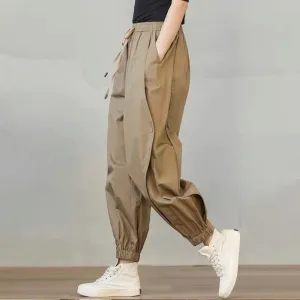 Calça Jogging Botões Cintura Elástica