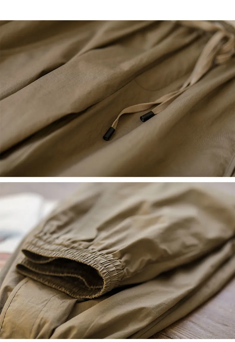 Calça Jogging Botões Cintura Elástica