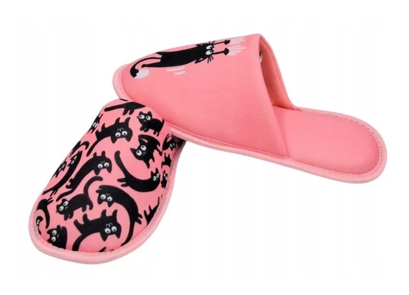Dedoles Pink Cats Slippers