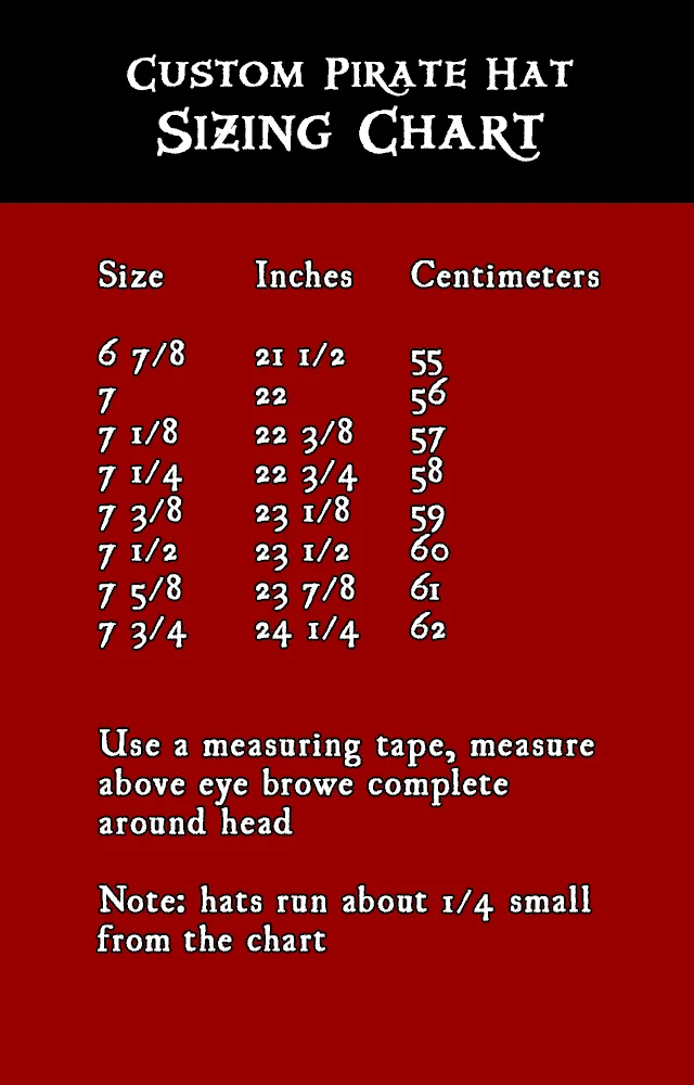 Gunners Tricorn Pirate Hat