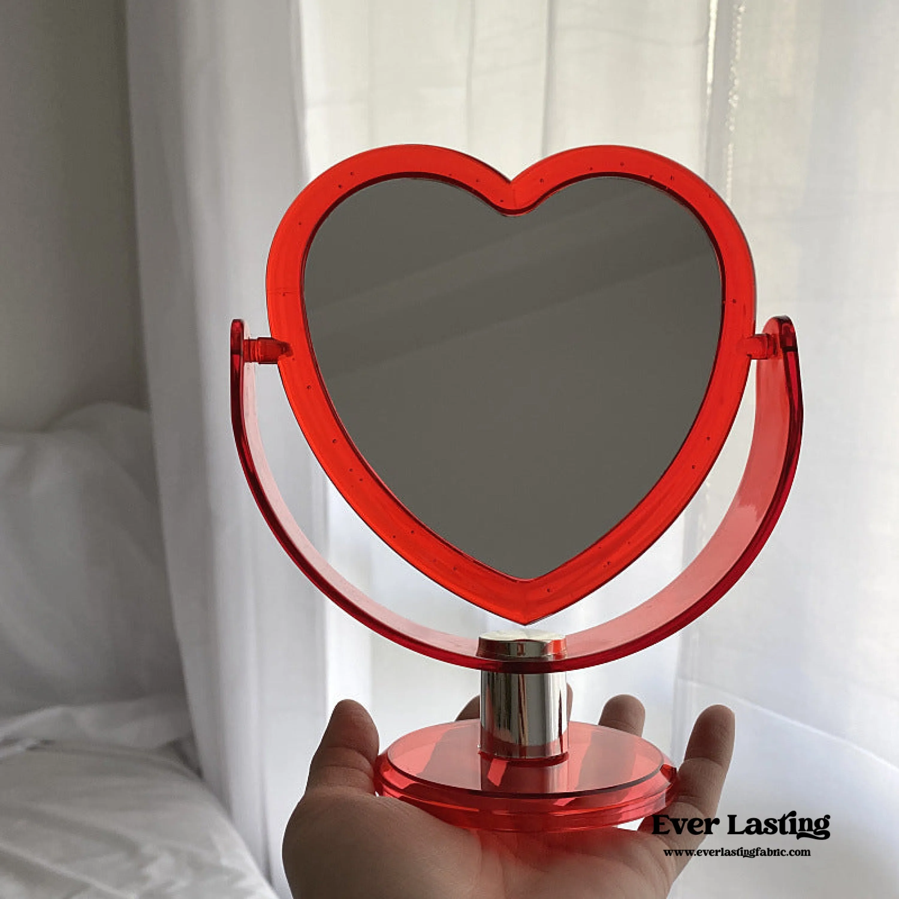 Heart Shape Mirror (3 Colors)
