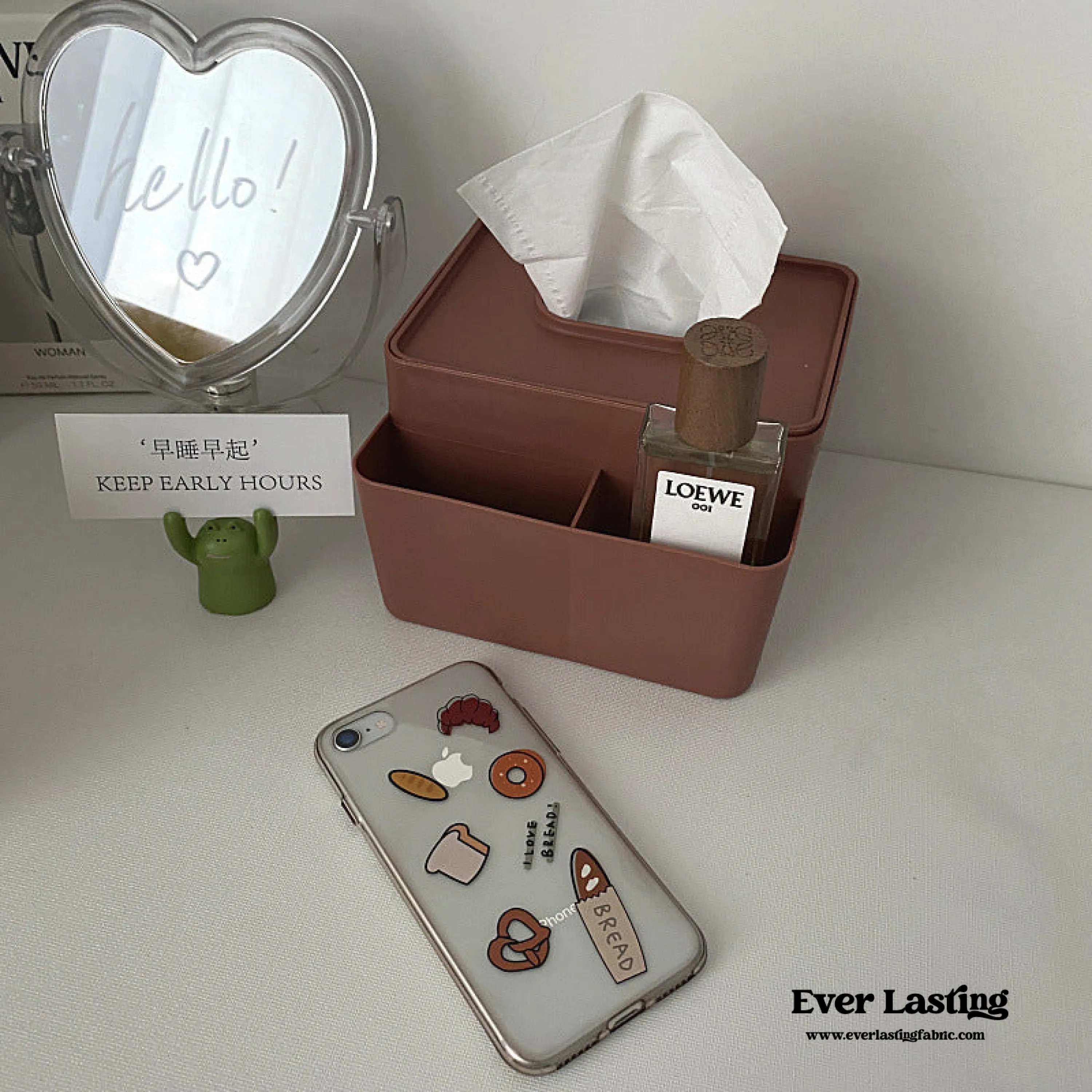 Heart Shape Mirror (3 Colors)