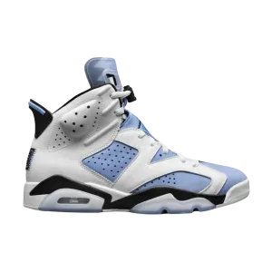 Jordan 6 Retro UNC White - Grade School