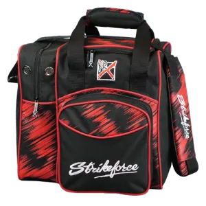 KR Strikeforce Flexx Red Scratch Single Bowling Ball Tote Bag