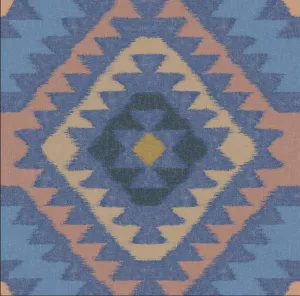 Navajo Wallpaper - cobalt