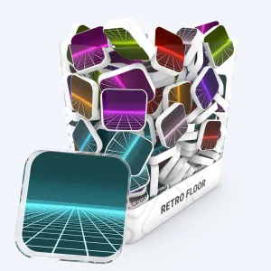 RETRO FLOOR - Animated RGB GIF | Stream Deck Icons