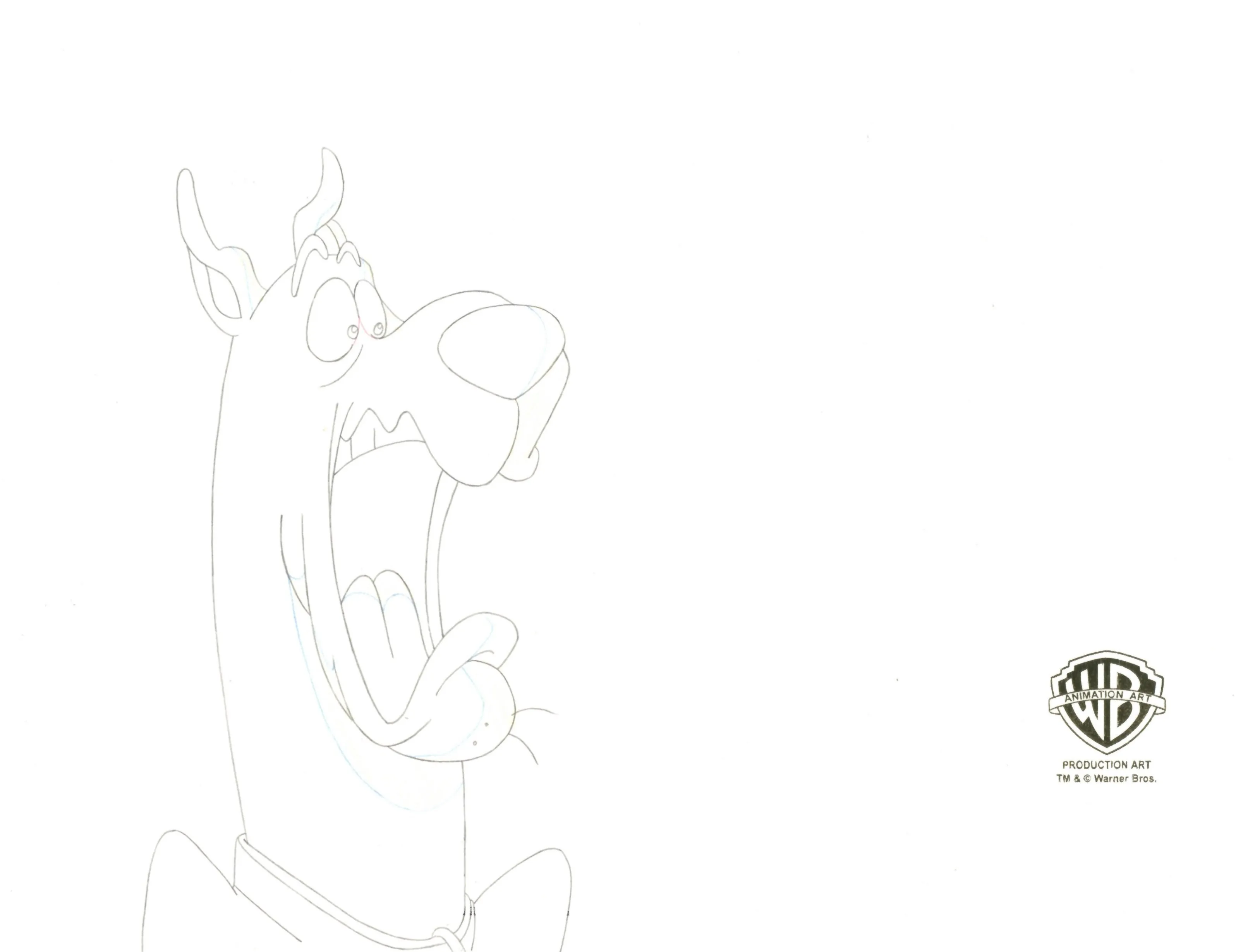 Scooby-Doo and the Witch's Ghost Original Production Cel and Drawing Signed by Bob Singer: Scooby, Luna