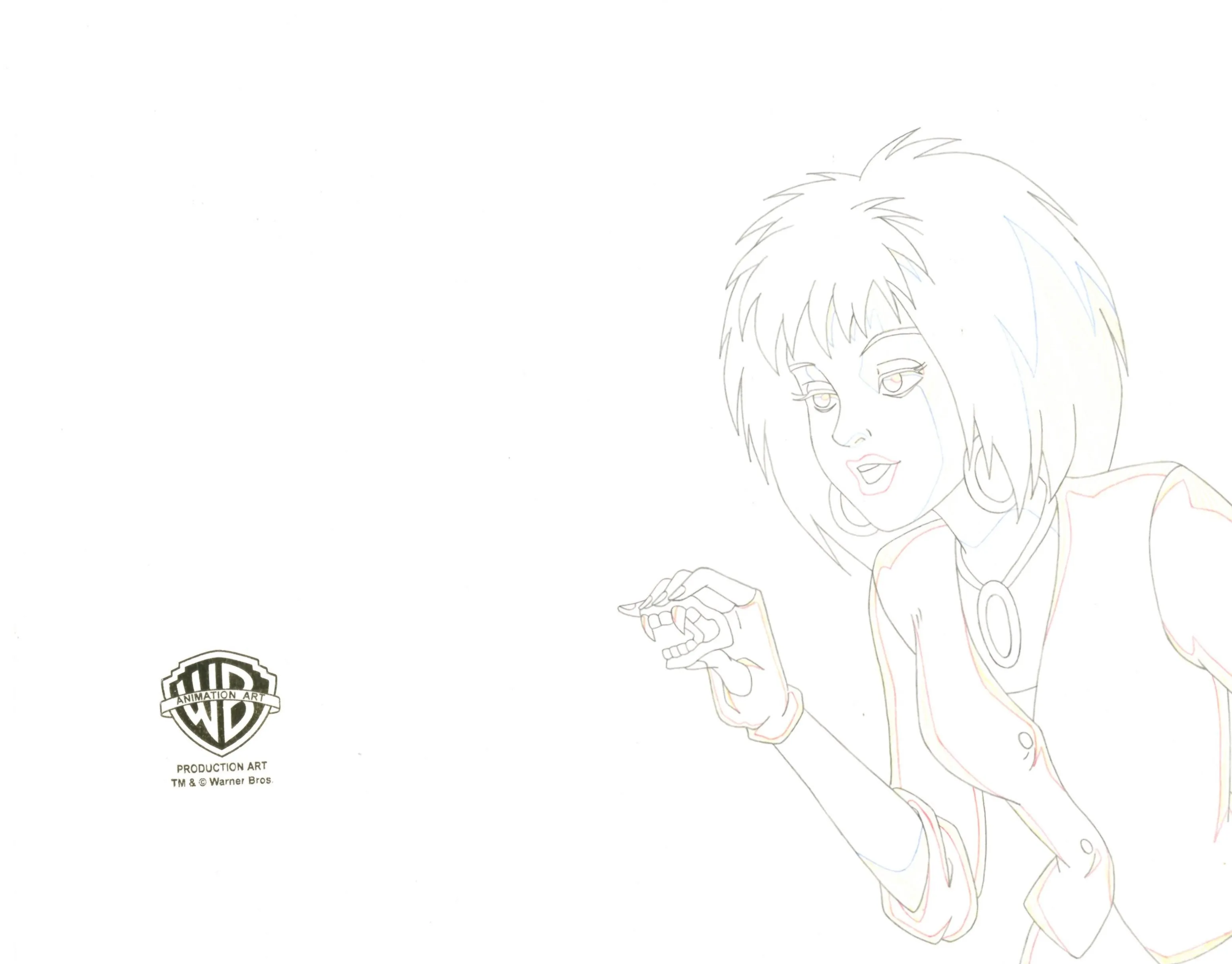 Scooby-Doo and the Witch's Ghost Original Production Cel and Drawing Signed by Bob Singer: Scooby, Luna