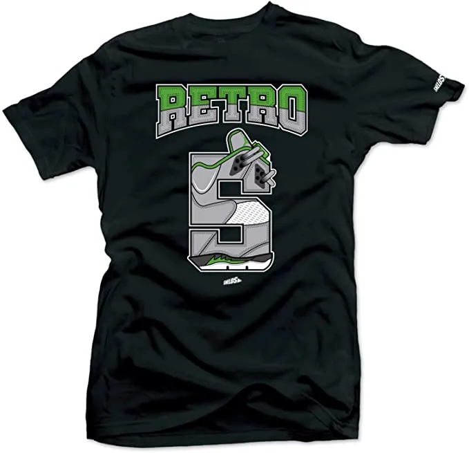 Shirt To Match Jordan 5 Green Bean Sneakers-Retro 5 Tees