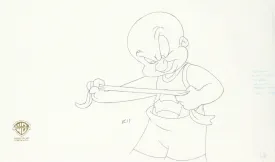 Space Jam Original Production Drawing: Elmer Fudd