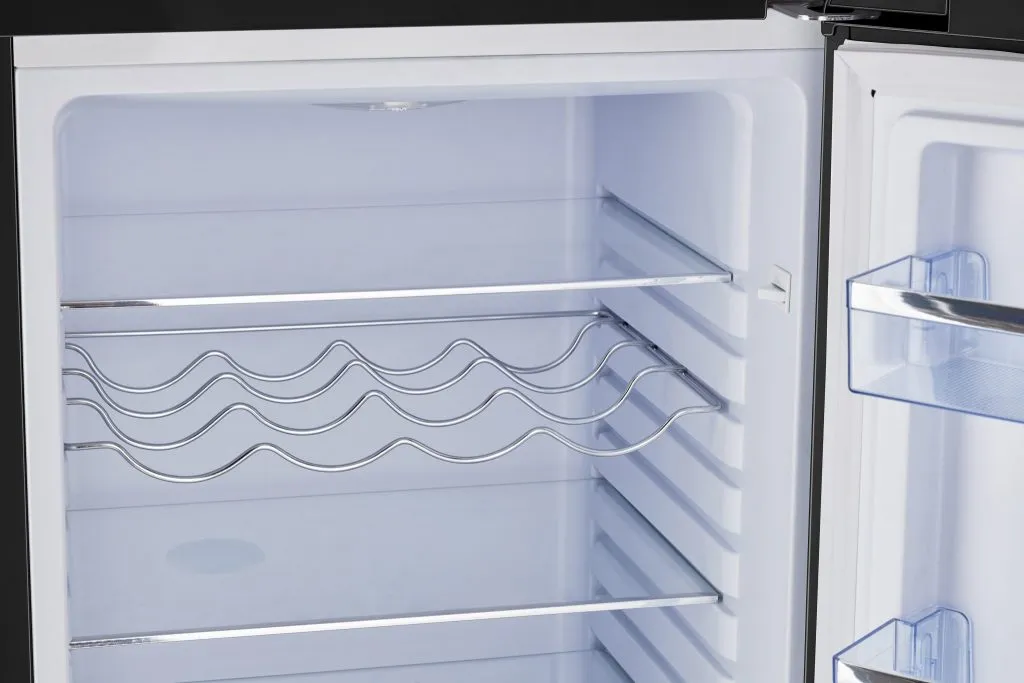 Unique 9 cu/ft Retro AC Bottom Mount Refrigerator